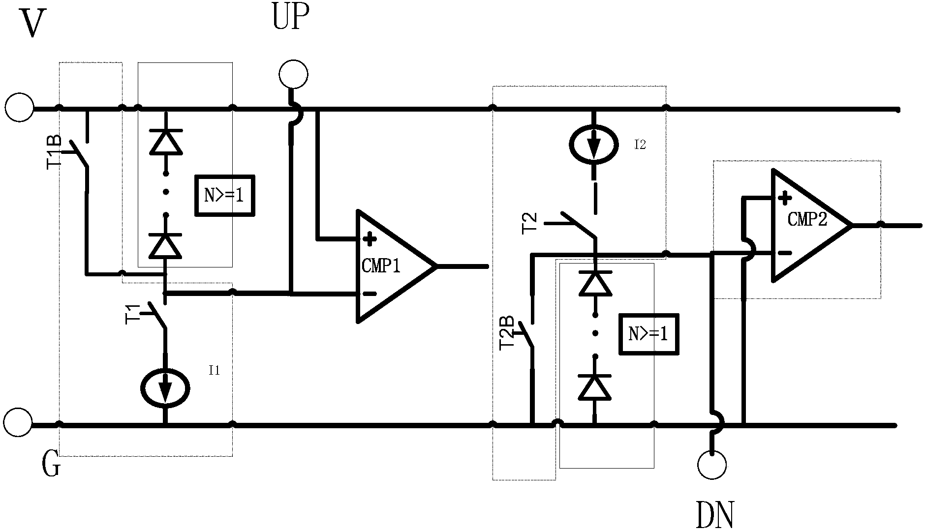 Two-way transmission interface conversion circuit