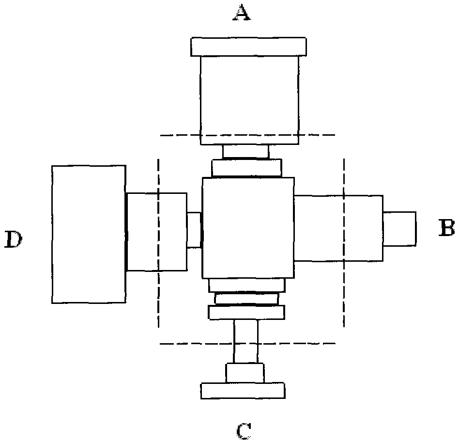 Sf6 equipment micro water test special joint device