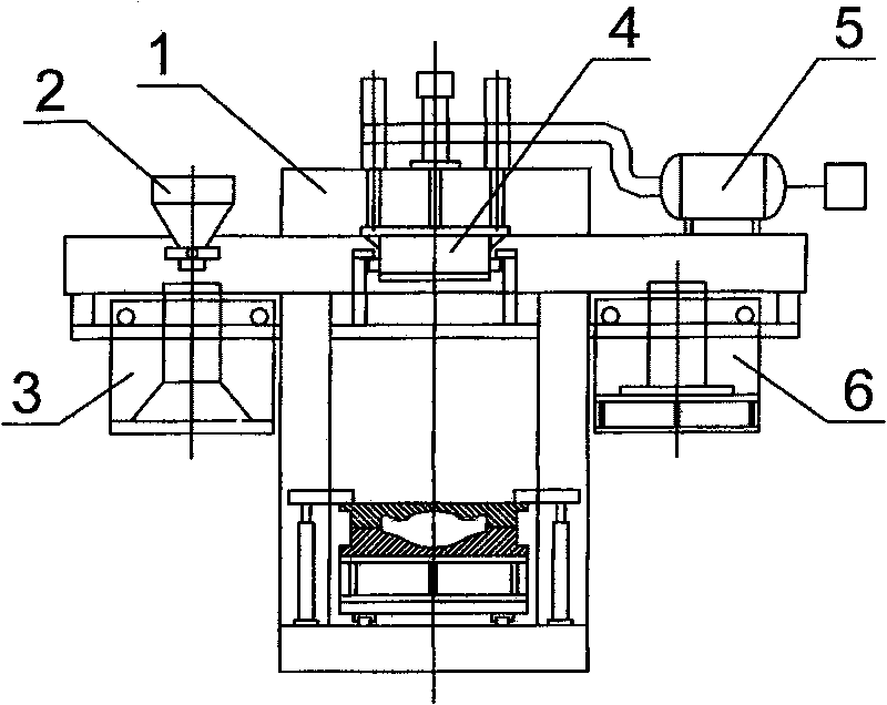 Cold core box molding core maker