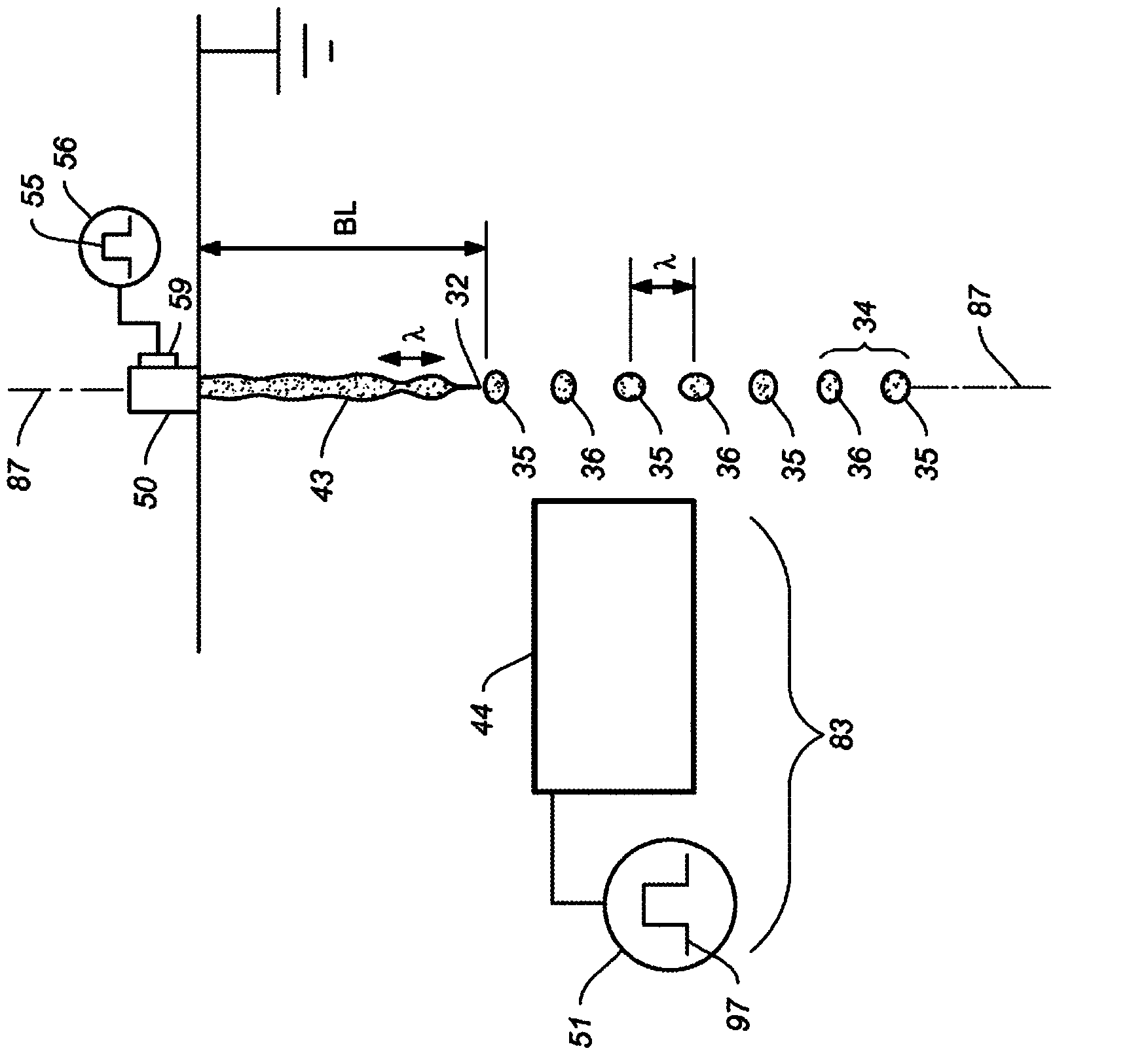 Variable drop volume continuous liquid jet printing