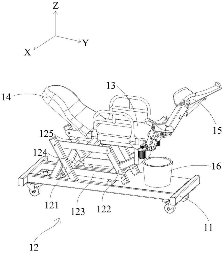 Electric obstetric table capable of adjusting delivery posture