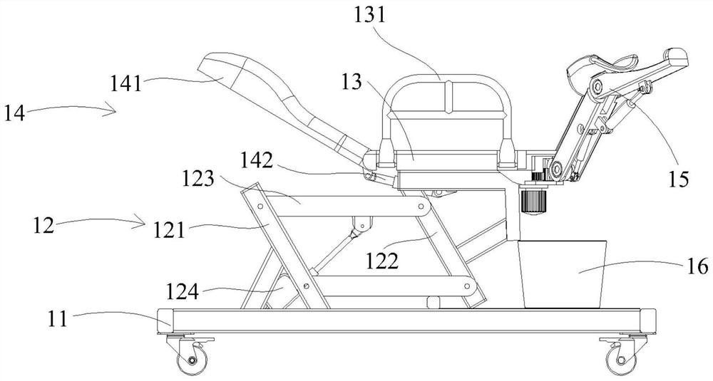 Electric obstetric table capable of adjusting delivery posture