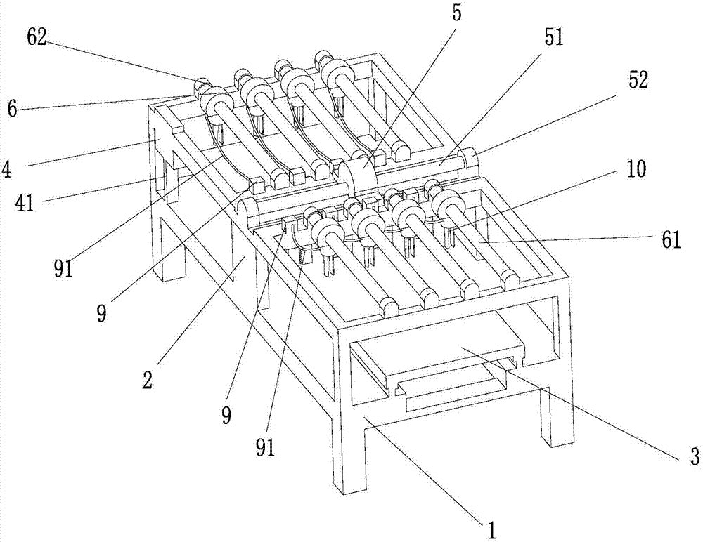 Efficient optical fiber automatic cutting device