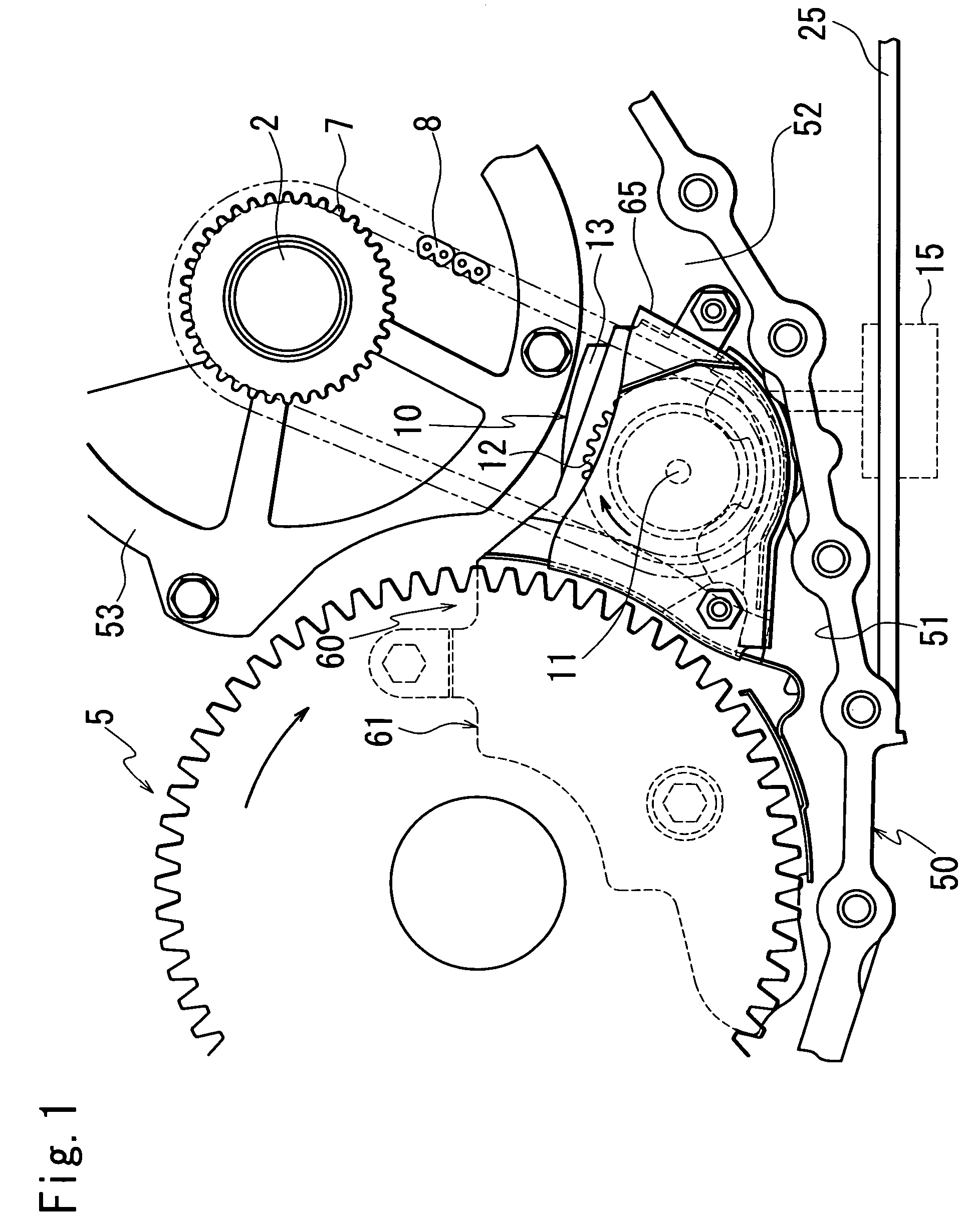 Oil separating structure of automatic transmission