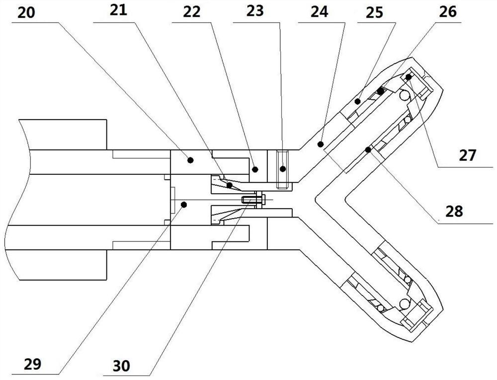 Disinfection device used in infectious disease patient conveying and isolation unit