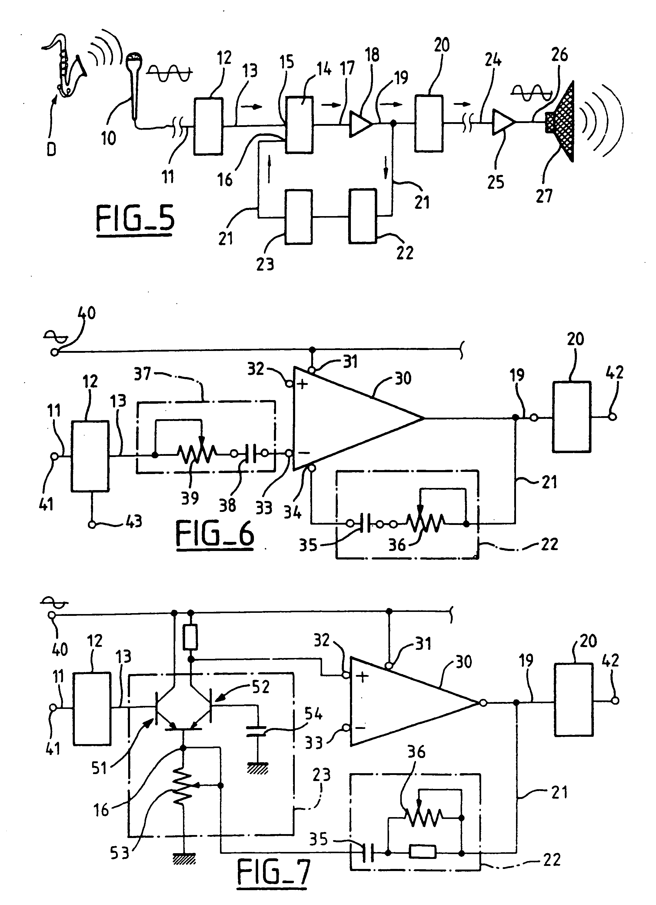 Procedure and device for linearizing the characteristic curve of a vibration signal transducer such as a microphone