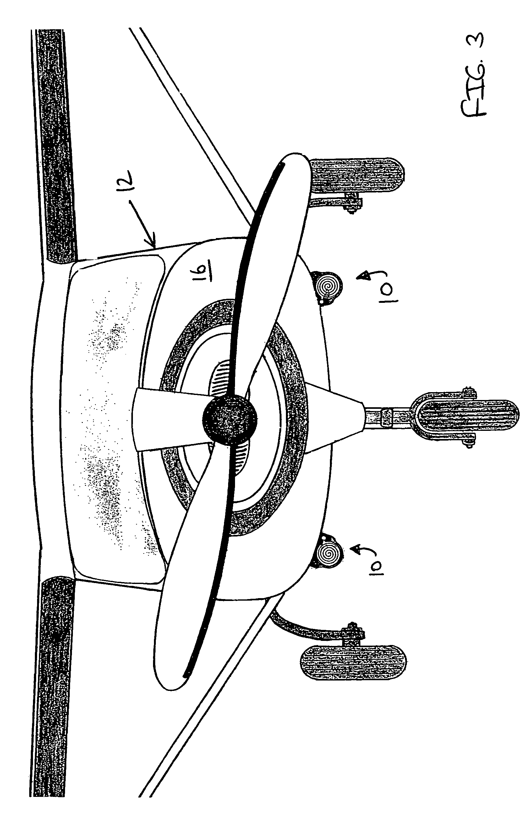 Inflating aircraft flotation device