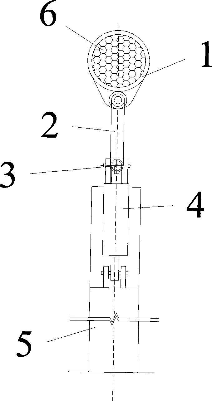 Lever-type gain device for damper