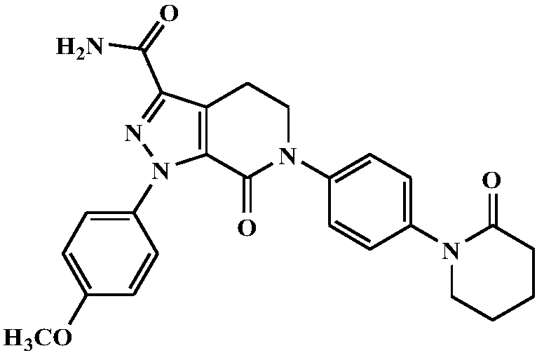 Apixaban tablet and preparation method thereof