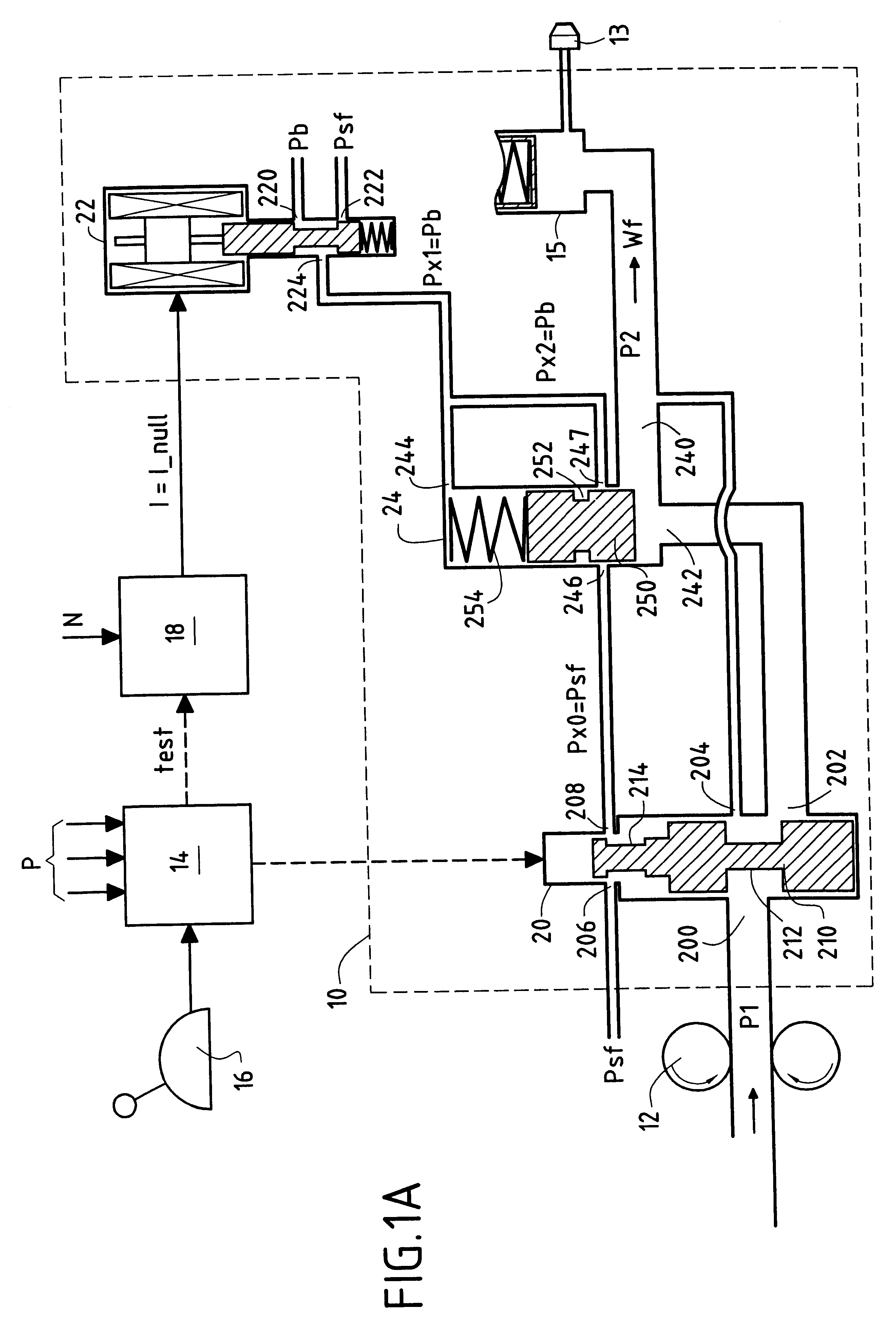 Hydromechanical system for limiting excess engine speed