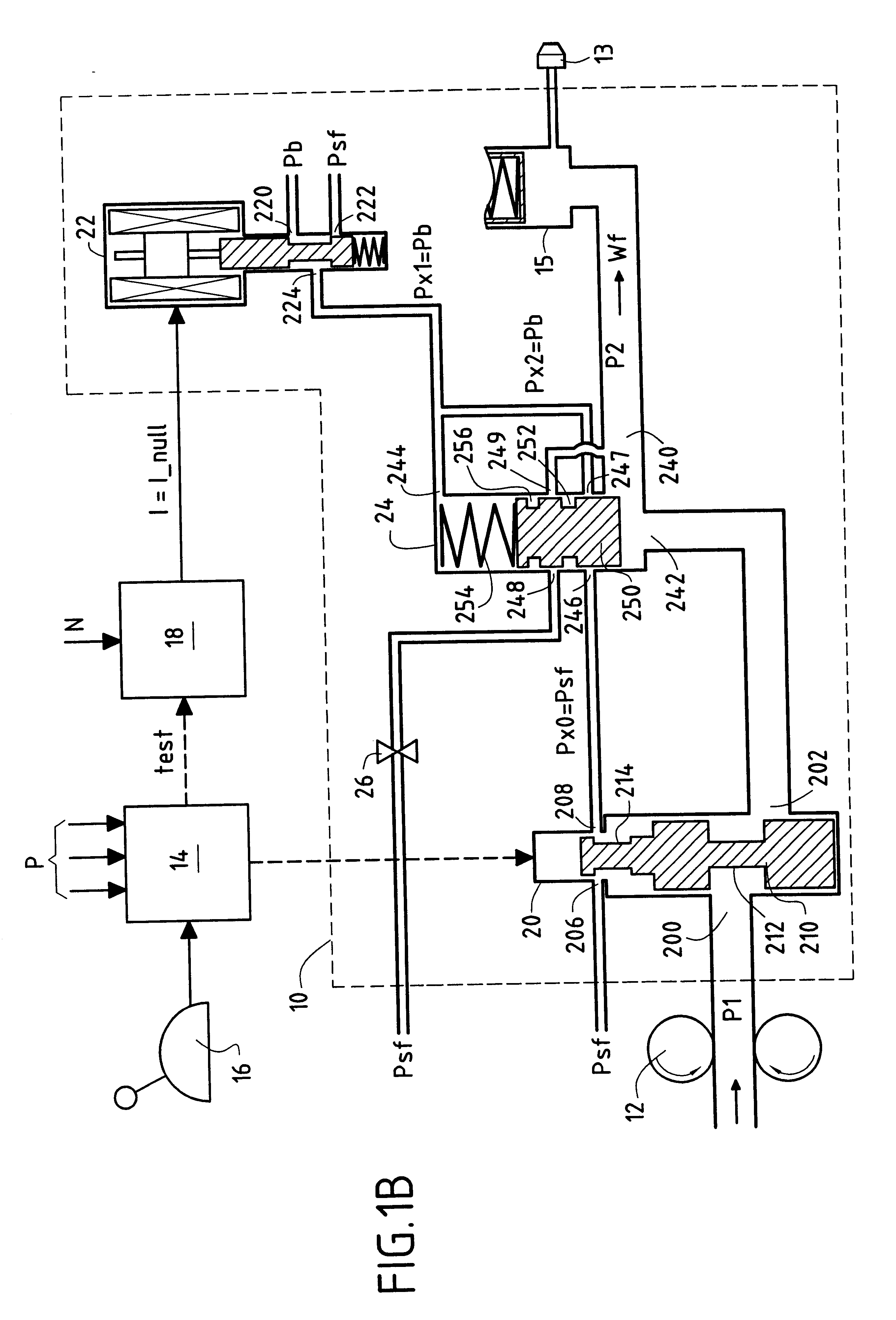 Hydromechanical system for limiting excess engine speed