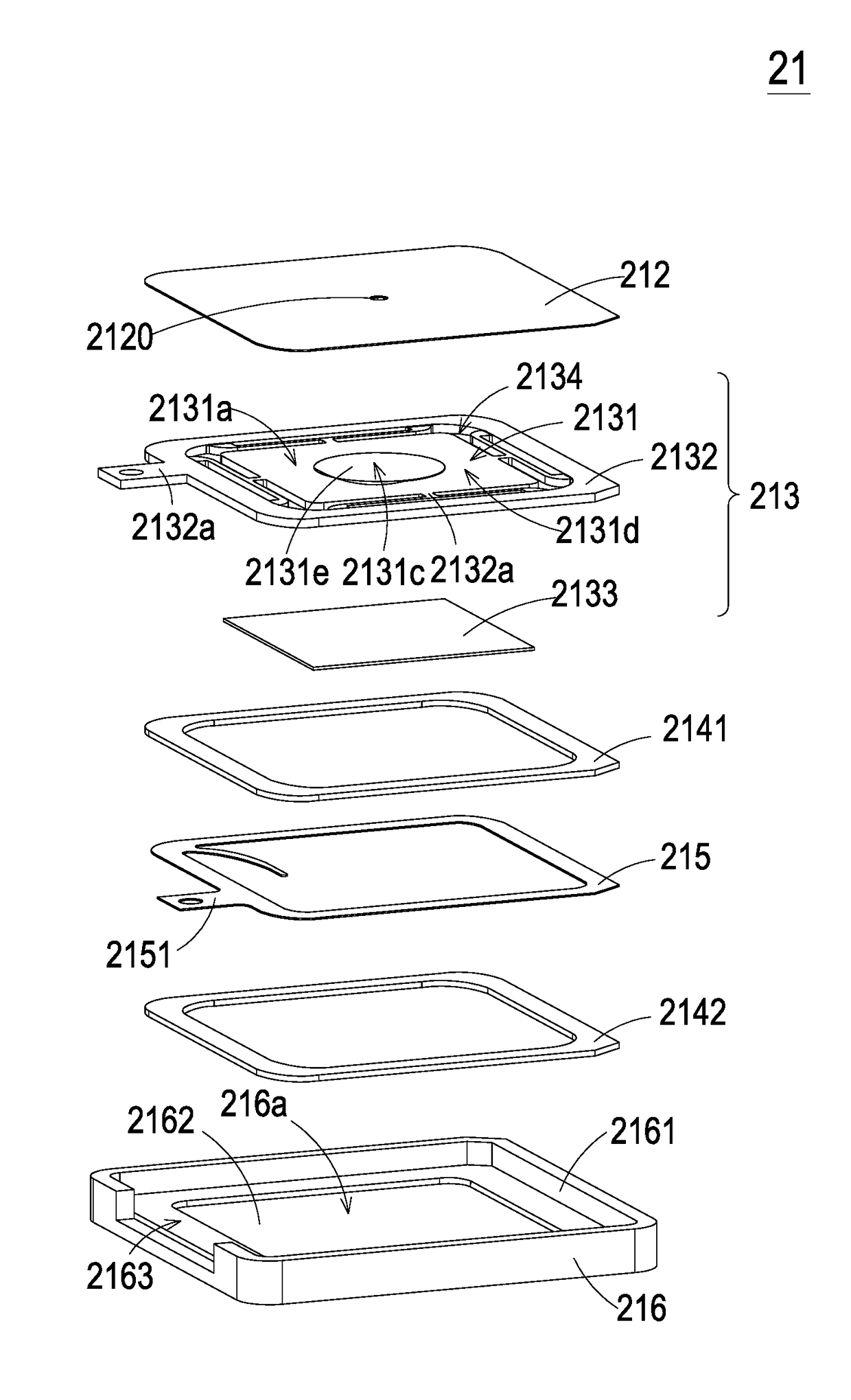 Air-cooling heat dissipation device