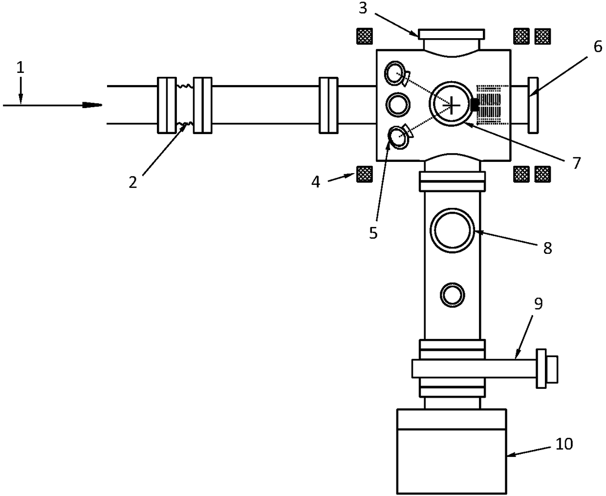 Novel multifunctional positron beam measuring system