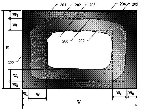 Method for displaying user interface along edges around screen