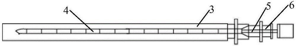 Novel disposable subarachnoid space rotation type cerebrospinal fluid collecting, displaying and pressure measuring device