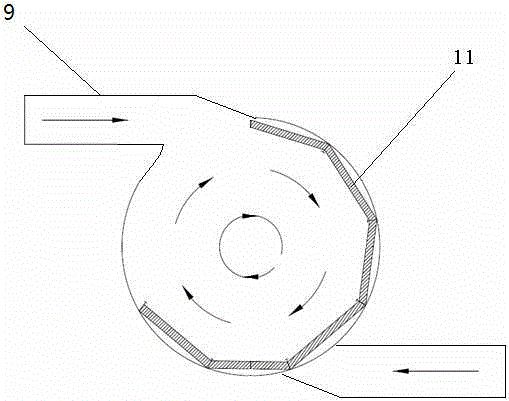 Desulfurization wastewater pre-evaporation zero discharge treatment apparatus