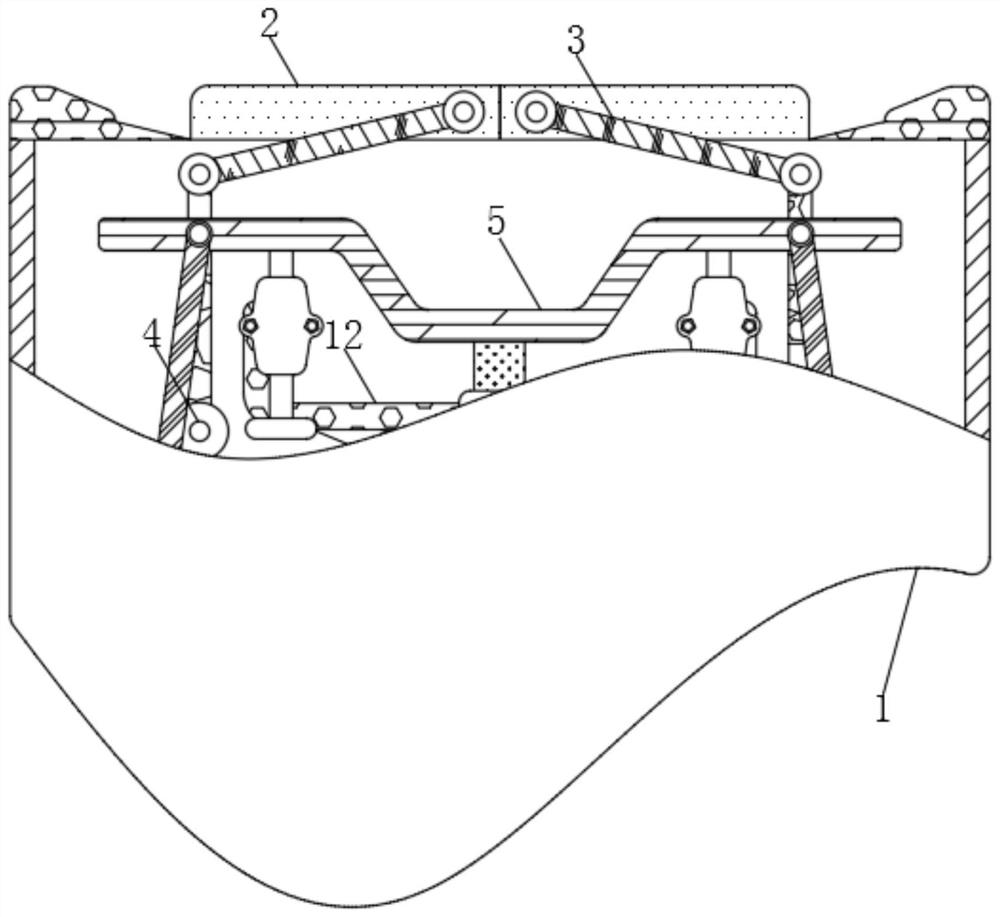 Sound equipment folding and unfolding device for solving problem that use effect influenced by dust pollution