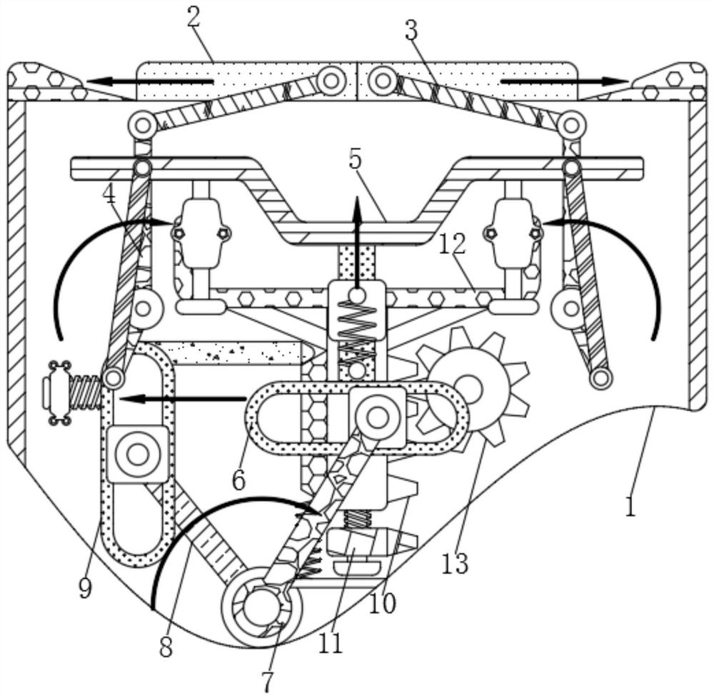 Sound equipment folding and unfolding device for solving problem that use effect influenced by dust pollution