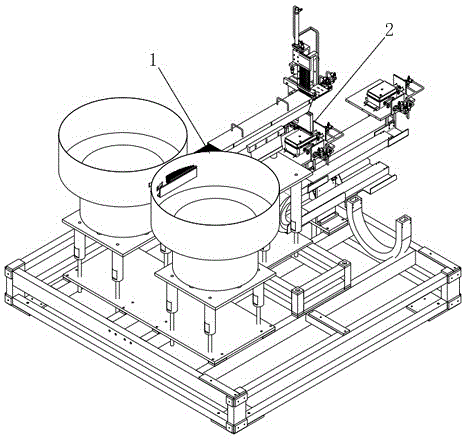 Boxing mechanism of automatic arrangement boxing machine for gun heads