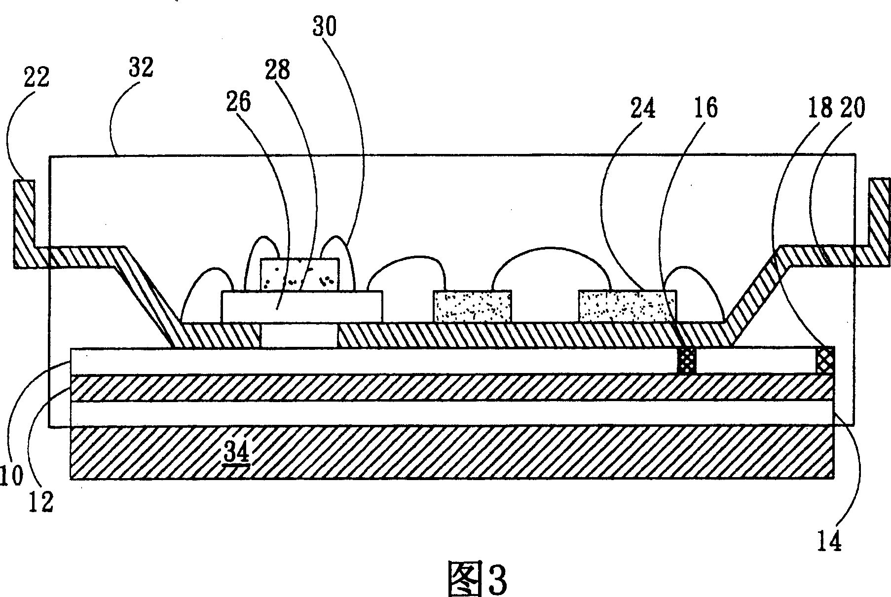 Packing component for decreasing electromagnetic-wave disturbance