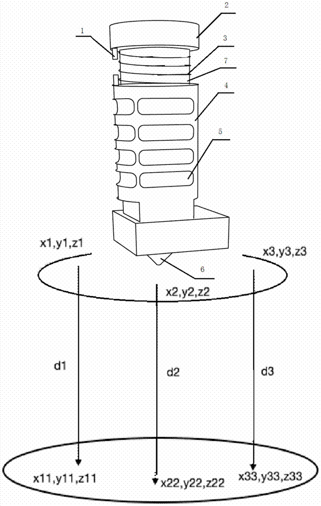 Printing nozzle, printer and printing method