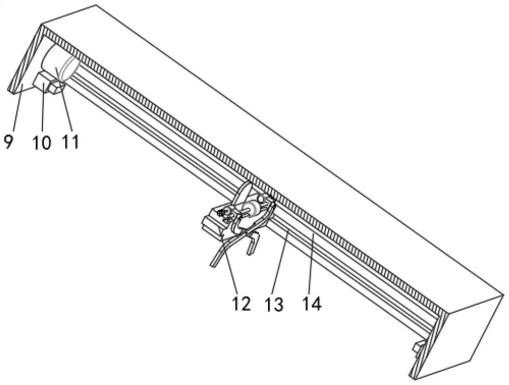 Length adjusting device with anti-dislocation structure for intelligent display self-adjuster