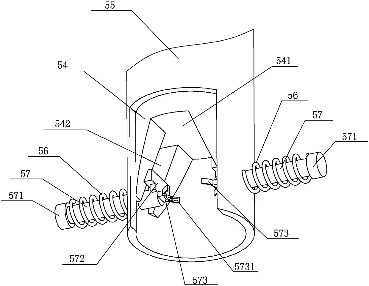 Uncapping device for sample test tubes used for AIDS detection