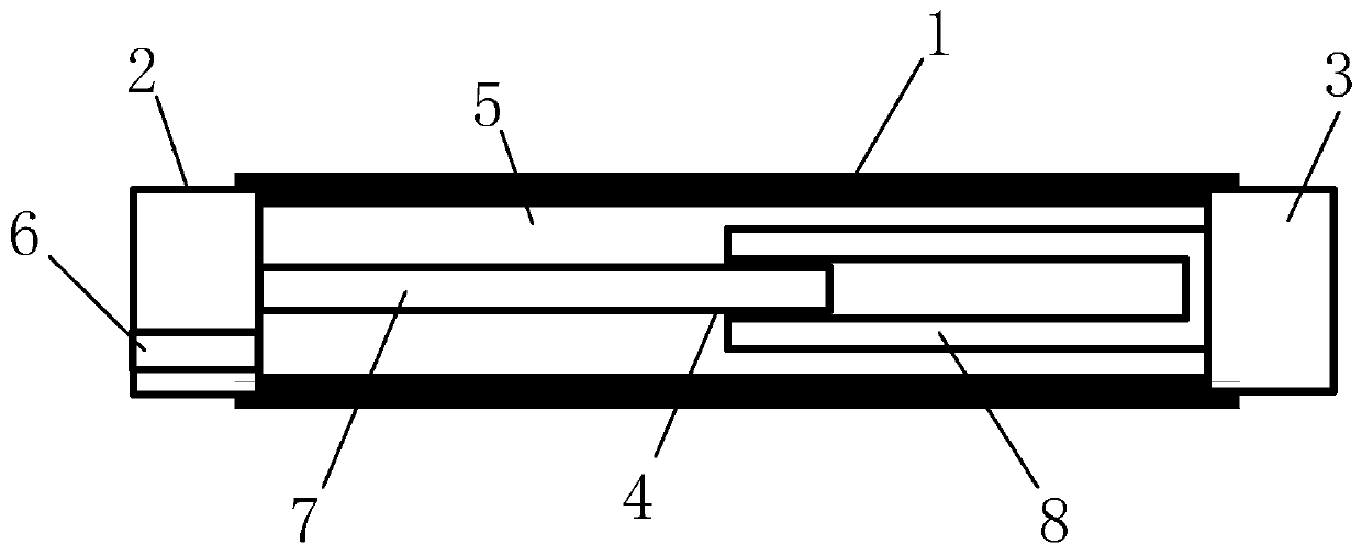 Length-variable flexible pipe and device using same