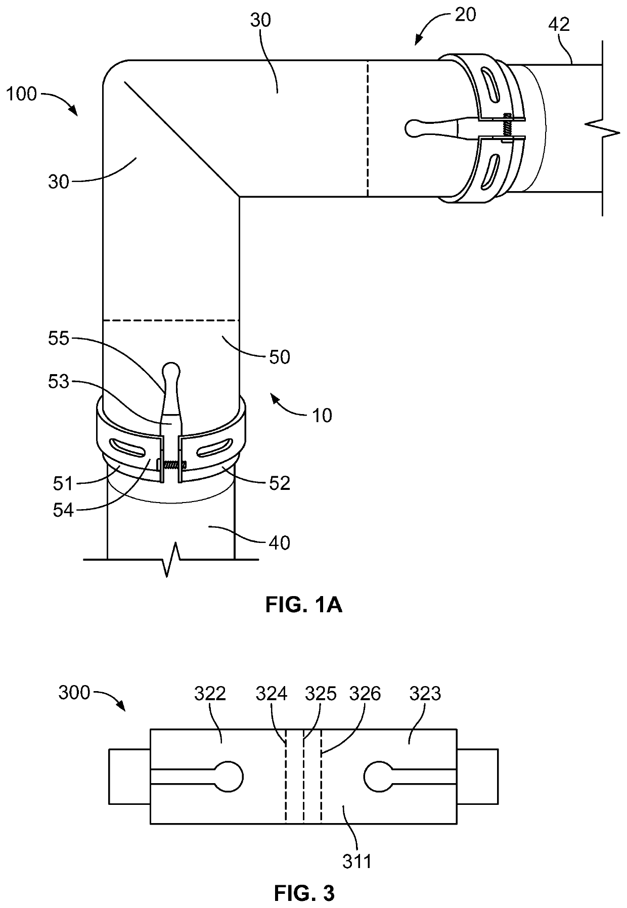 Bamboo pole connectors for building construction