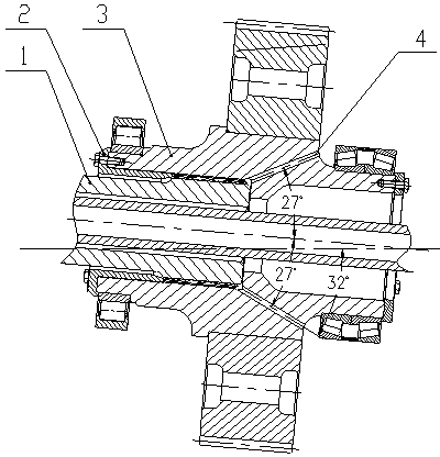 Method for lubricating and cooling spline of wind power gear box