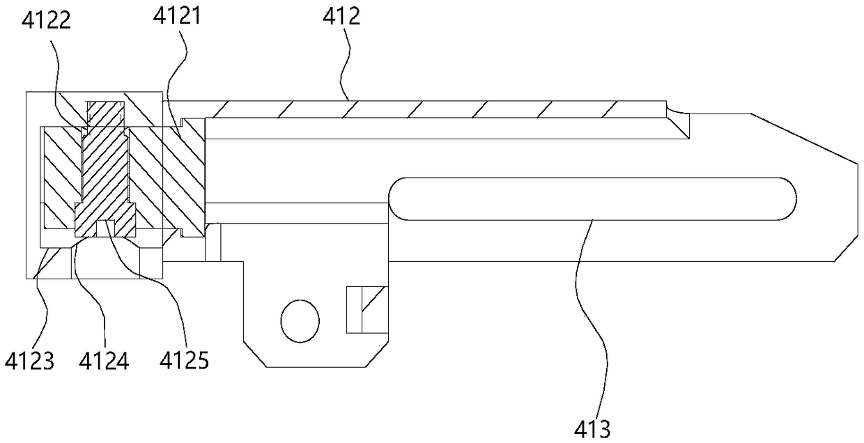 Split-type double-balanced system small-diameter mechanical pushing device