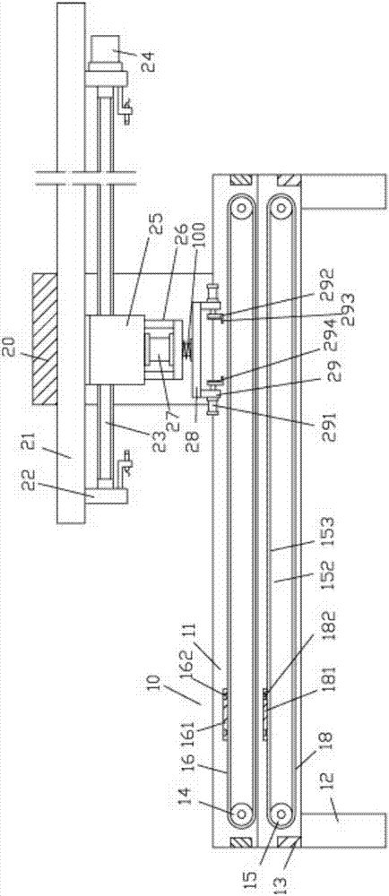 PCB separating and conveying frame grabbing mechanism