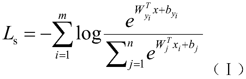 A face model training method based on Center Loss improvement