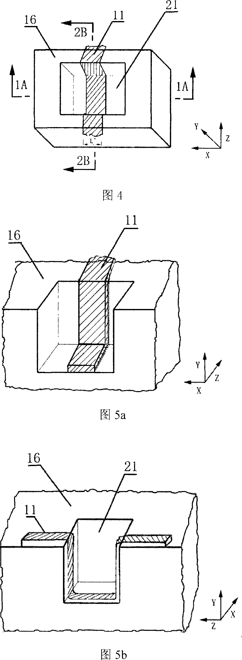 Three-dimensional slot grid metal semiconductor field effect transistor