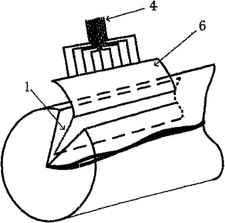 Implantable sheet type optic nerve micro stimulating electrode