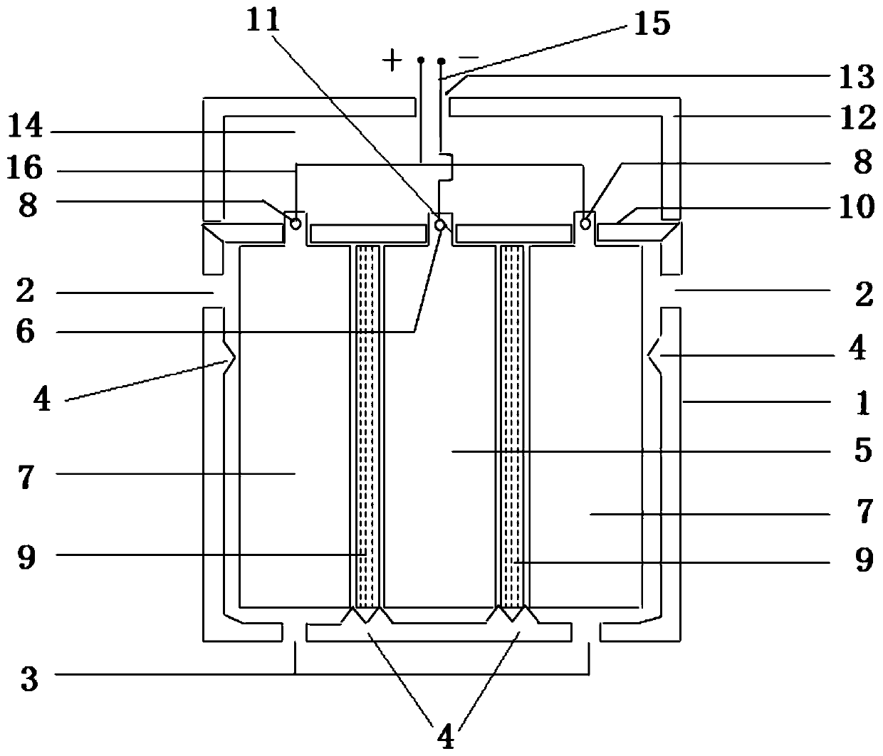 A graphene-magnesium seawater battery device