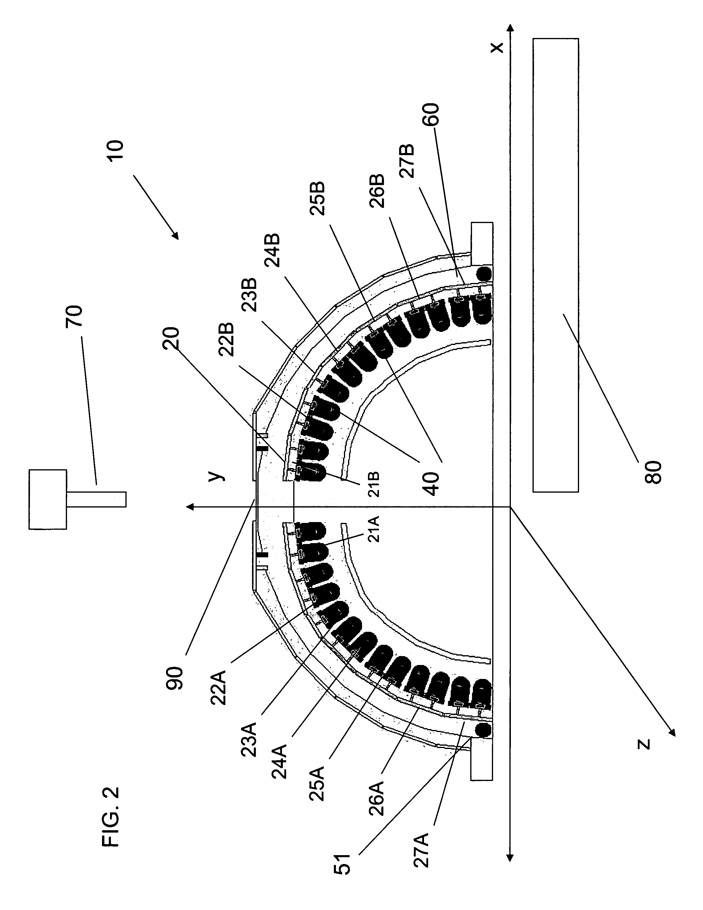 LED lighting system for line scan camera based multiple data matrix scanners