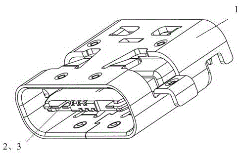 USB connector based on TypeC