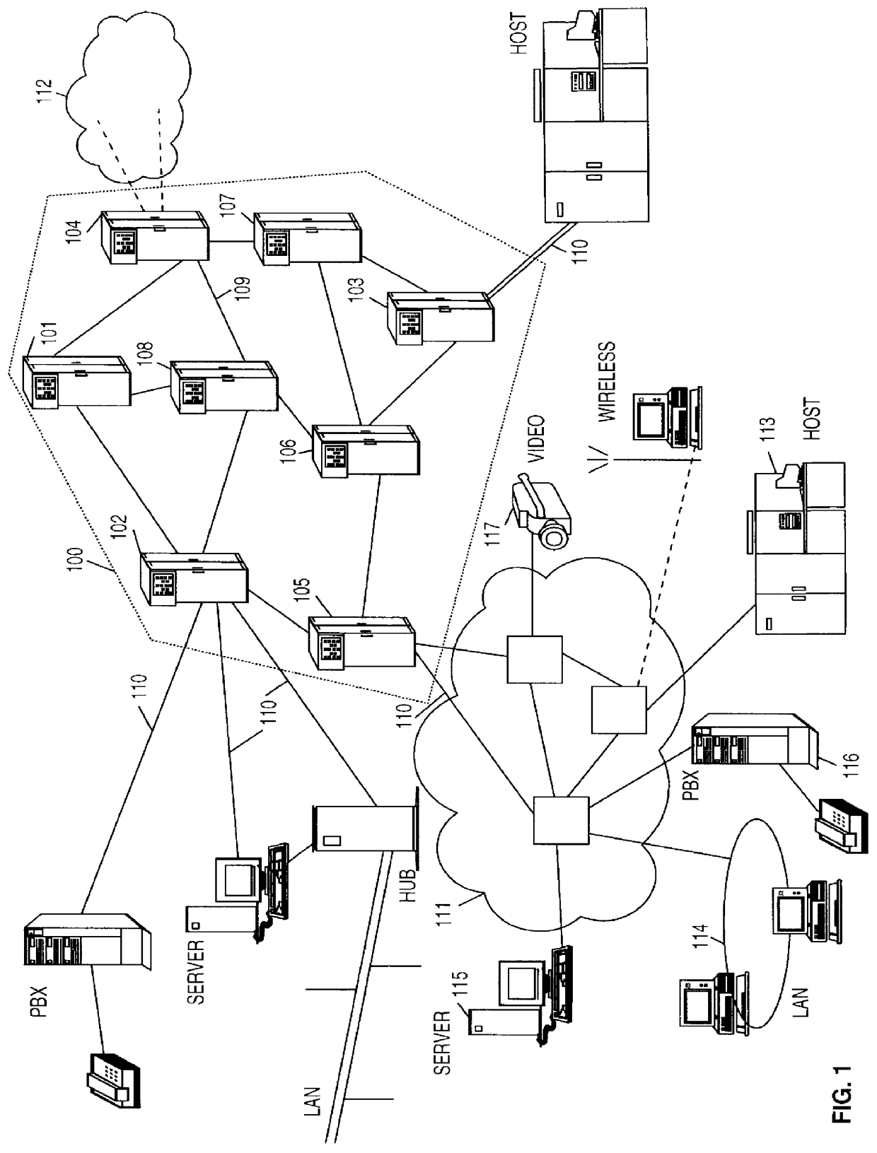 Method and system for optimizing the connection set up time in high speed communication networks for recovering from network failure