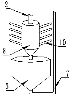 Device for extracting purified water from air