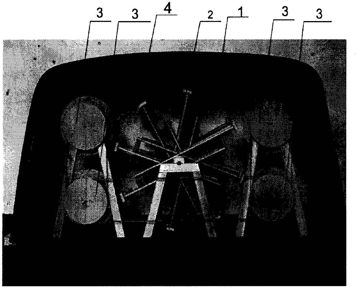 Scheme for increasing torsion through peening driving of rotary type soft handle elastic peening hammer in vacuum cover