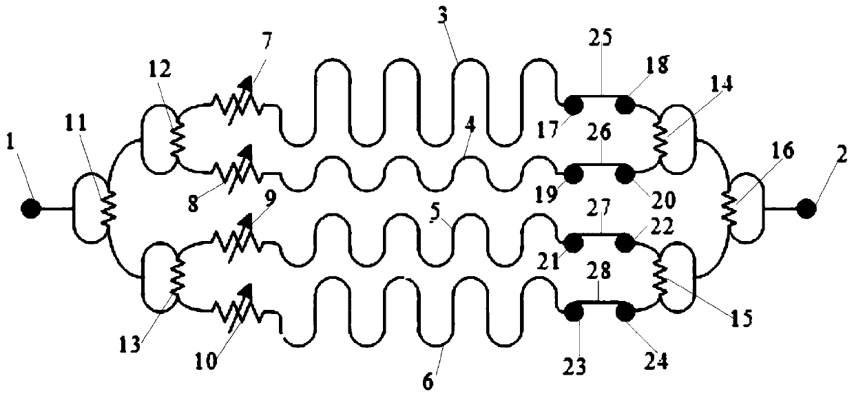 Signal path signal transmission system, method and device for wireless channel experiment