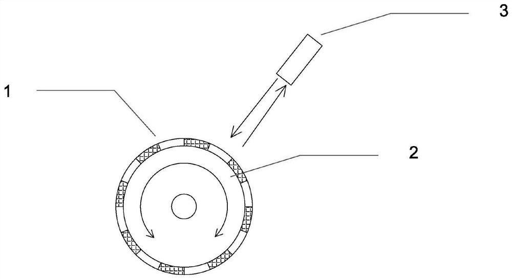 Speed-measuring light-reflecting device