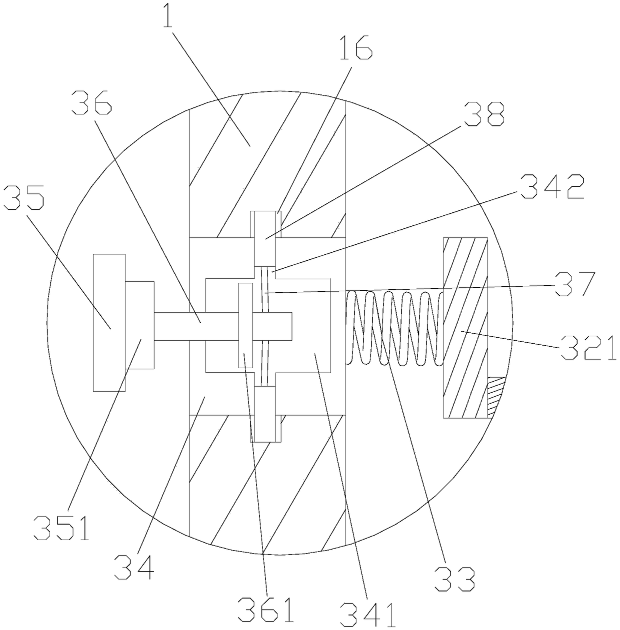 Plastic particle screening device