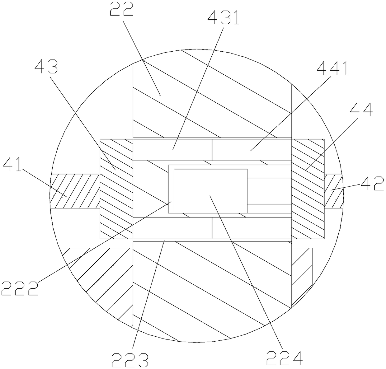 Plastic particle screening device