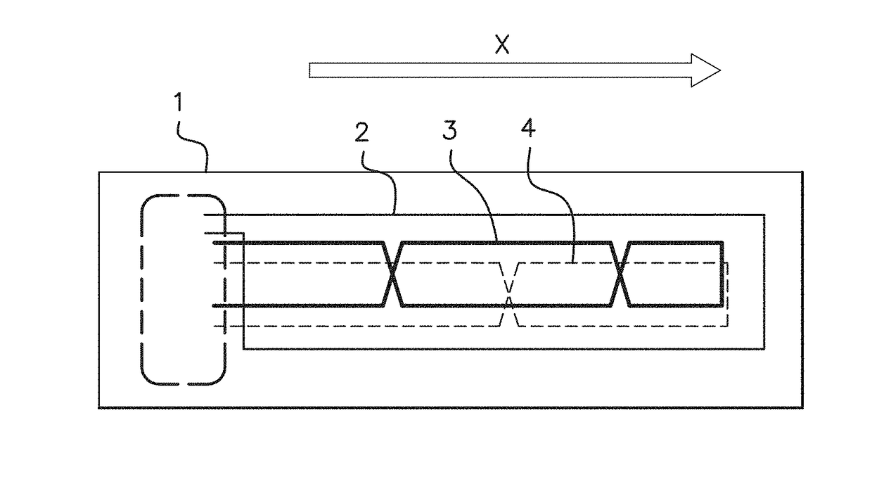 Inductive sensor for measuring the position of a shaft of a vehicle