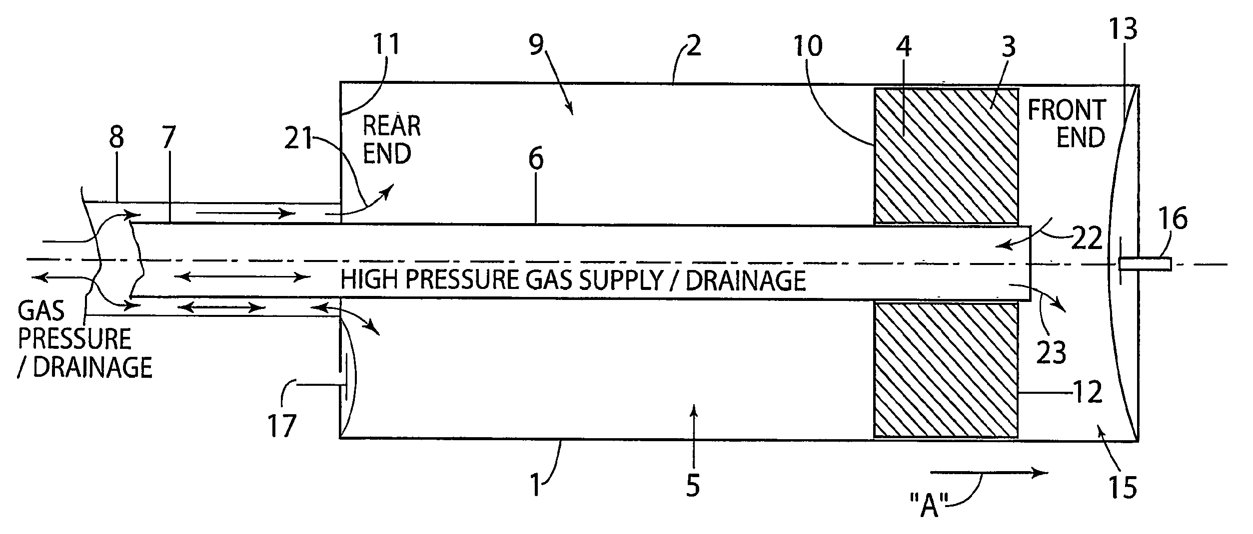 Self-advancing device