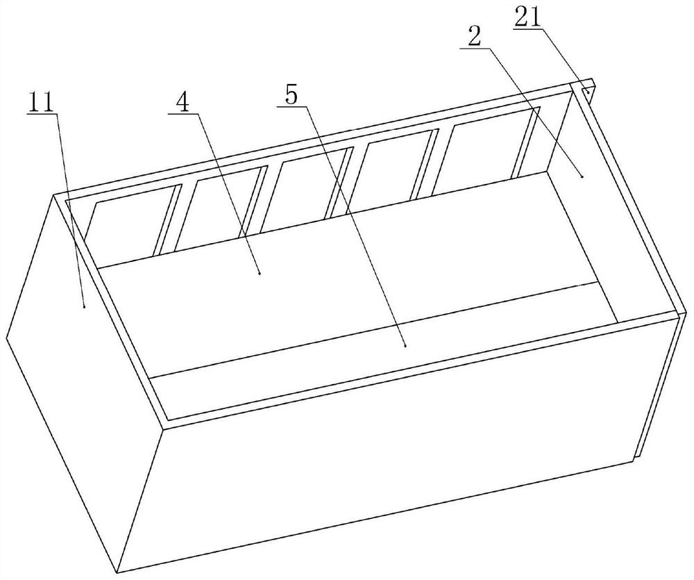 Protective construction platform for high-rise building