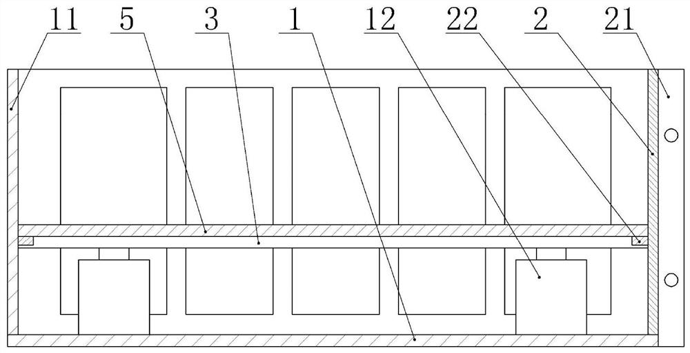 Protective construction platform for high-rise building