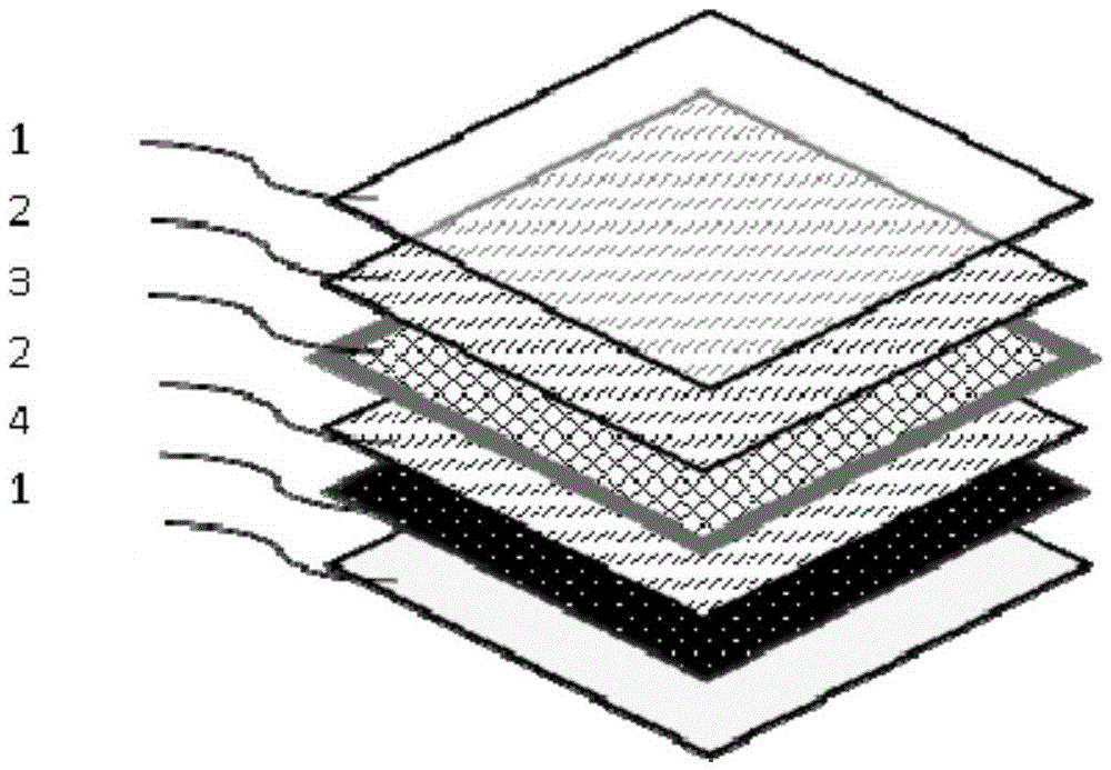 Non-contact type flexible magnetic conductive slice for charging and preparation method therefor